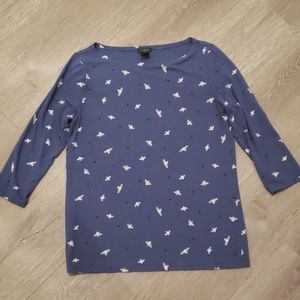 Ann Taylor Factory 3/4 Sleeve Top